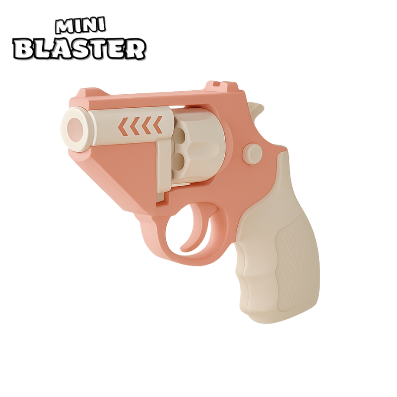 Stinger shell blaster revolver — detail shot of slide, grip and trigger