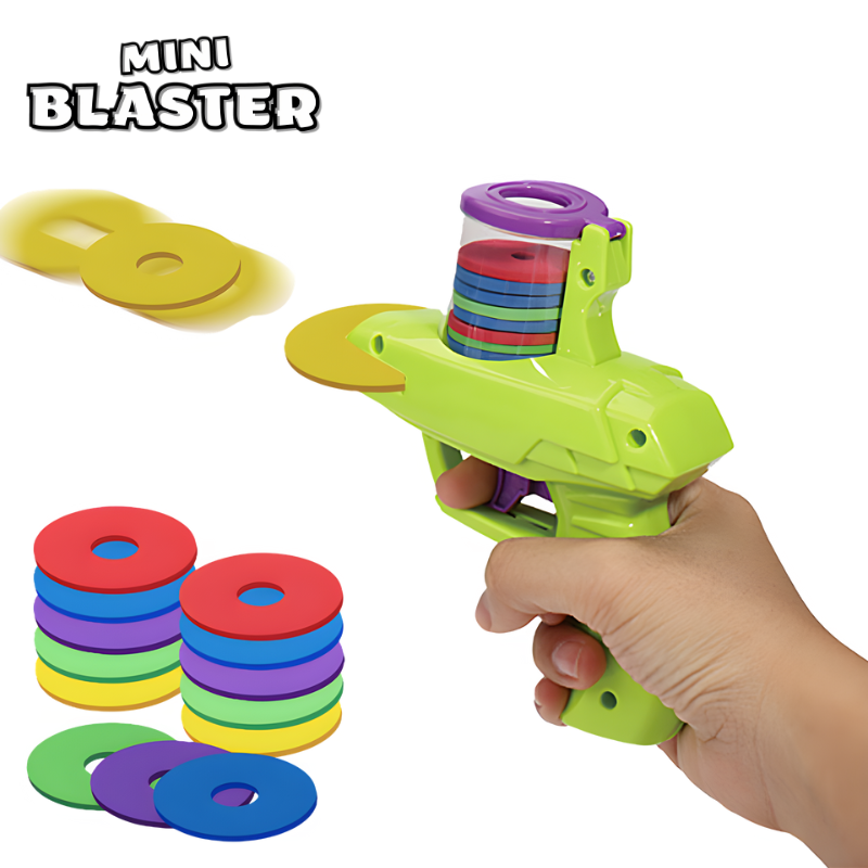 Nova toy — detail shot of slide, grip and trigger