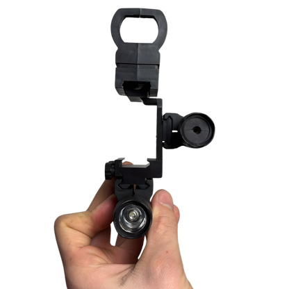 3-in-1 Blaster Attachment blaster accessory — full kit contents with casings and plastic darts