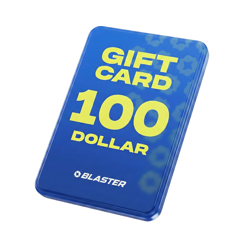 Digital Blaster Gift Card — side profile view