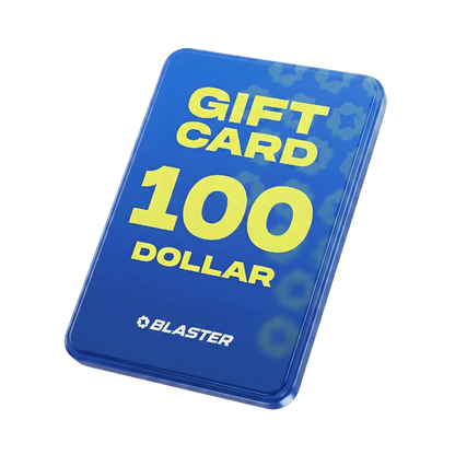 Digital Blaster Gift Card — side profile view