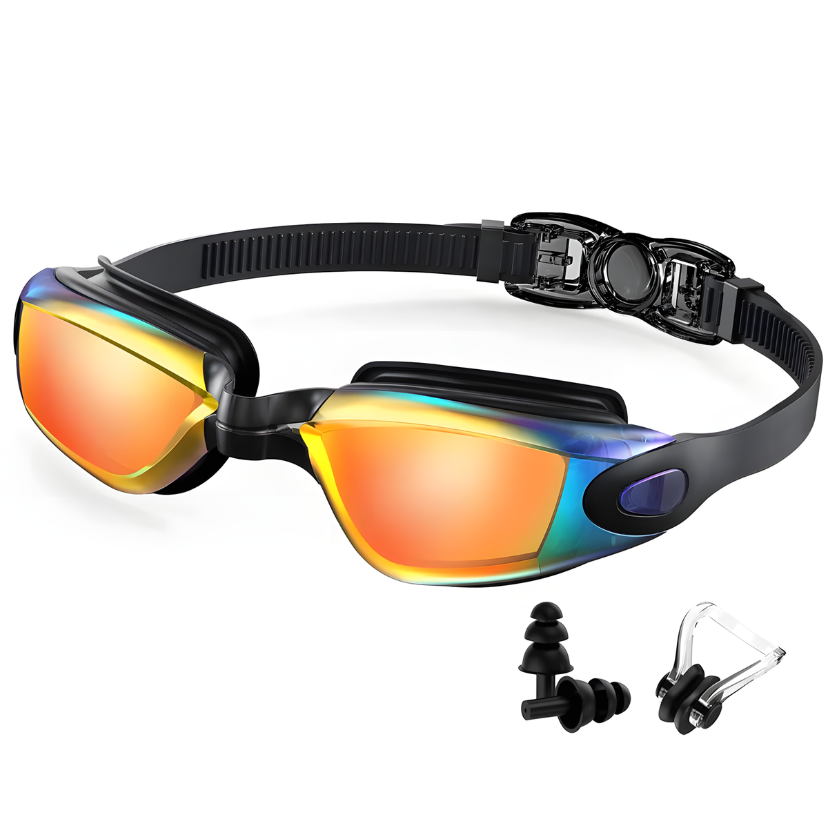 Swim Goggles +Free Ear Plugs & Nose Clip — product photo 9