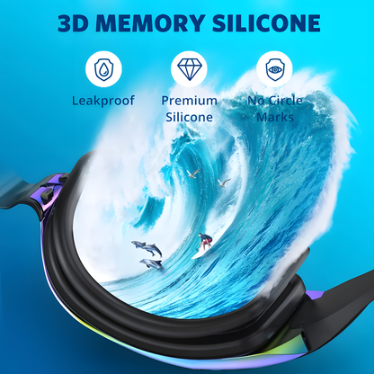 Swim Goggles +Free Ear Plugs & Nose Clip — product photo 3