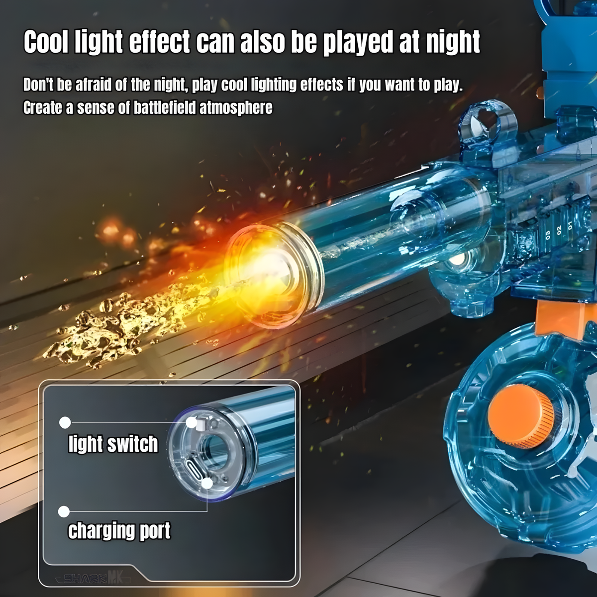 Viper electric water gun — automatic long-range water blaster rifle — product photo 8