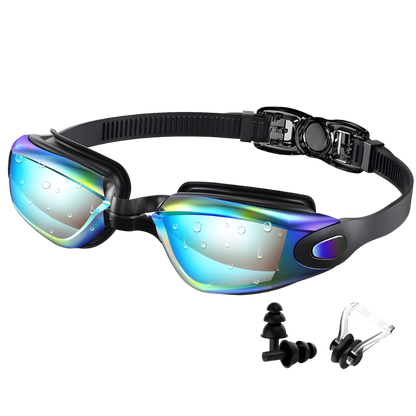 Swim Goggles +Free Ear Plugs & Nose Clip — product photo 1