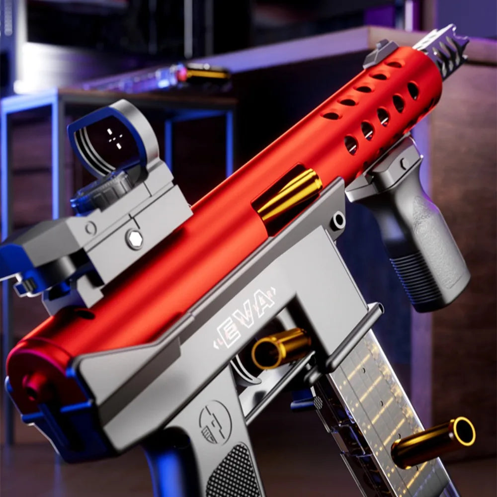 TEC9 Shellblaster — Red — red body close up