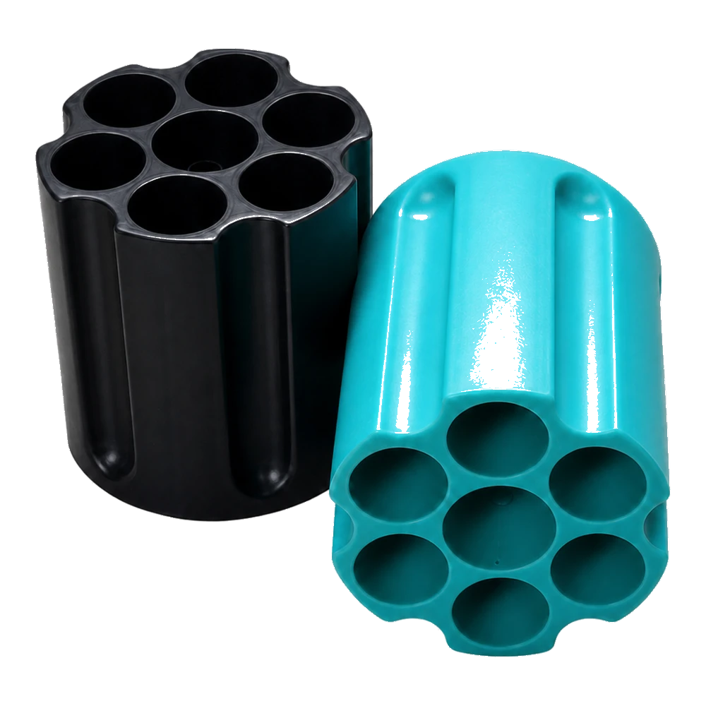 Cyclone Shell Blaster spare six-round rotary cylinder in black and teal