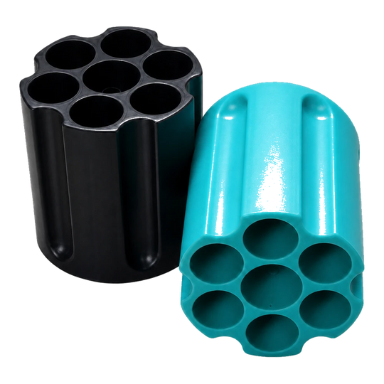 Cyclone Shell Blaster spare six-round rotary cylinder in black and teal