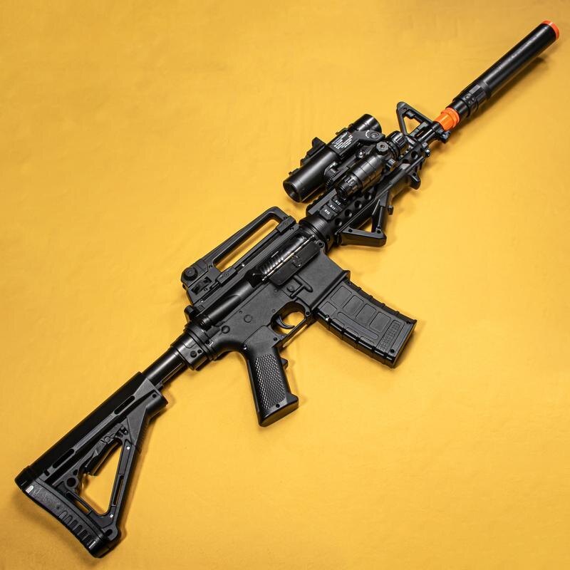 Hailstorm M4 Gel Blaster with magazine and sight