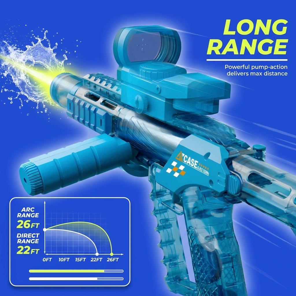 Dragon electric water gun — rechargeable high-capacity water blaster — product photo 6