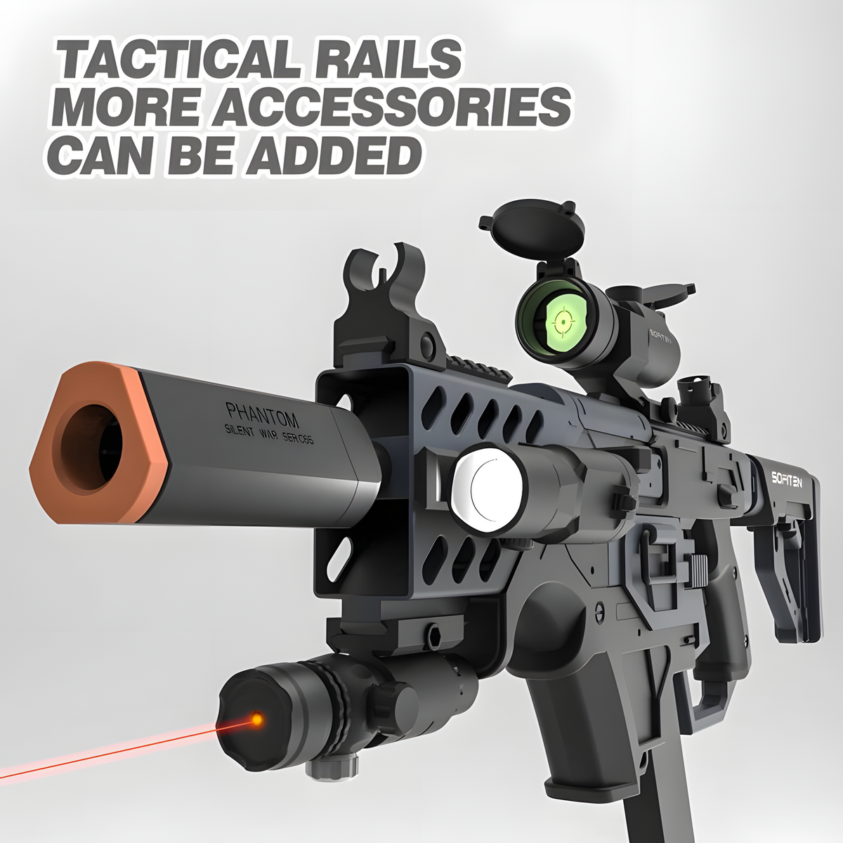 Vanguard shell blaster long-gun — held in hand showing size and scale