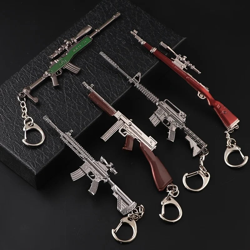 Mini Blaster Keychain Set side view
