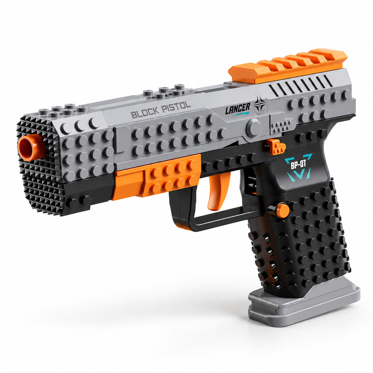 Lancer Shellblaster brick-style toy blaster in Black