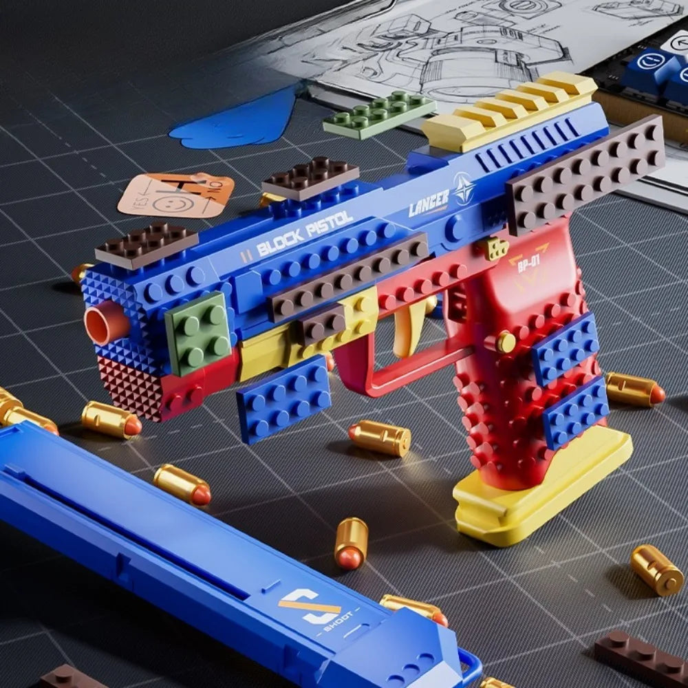 Lancer Shellblaster customized with building bricks