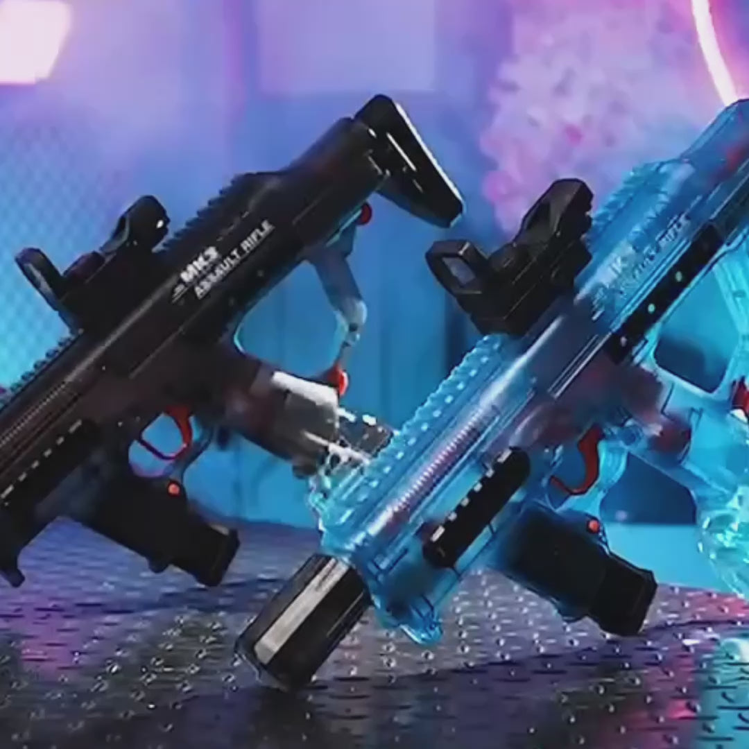 Shadow electric water gun — automatic water blaster rifle — video 2