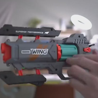 Cyclone Shell Blaster demo: firing, switching between the two forms and loading the cylinder