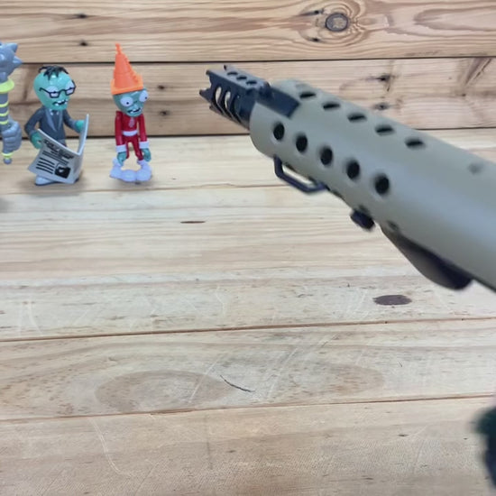 TEC9 model mechanism demo shown in Tan; the product supplied is Red