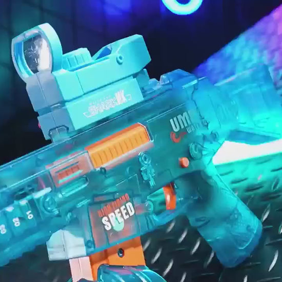 Viper electric water gun — automatic long-range water blaster rifle — video 2