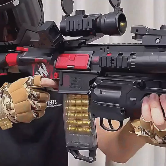 Black/red ULTRA mechanism handling and action are shown.