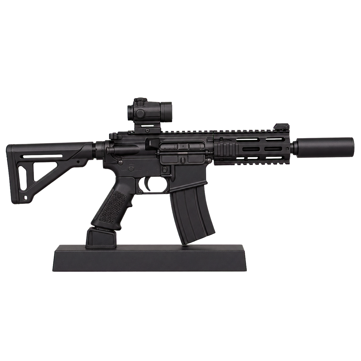 Stealth Compact Carbine Display Model transparent product cutout for collector display search